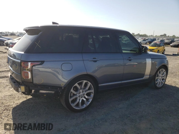 2018 Land Rover Range Rover HSE с VIN SALGS2SV6JA394475, выставлен на аукционе Copart как лот 56339855 с пробегом 75 224 миль миль и На запчасти • Non repairable. История ставок и продаж доступна на DreamBid. Изображение 3.