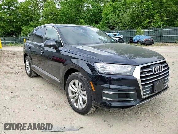 2018 Audi Q7 Premium Plus with VIN WA1LHAF75JD013380, listed as a Copart auction lot 58324865 with 92,877 mi miles and Salvage title. Bid and sale history available at DreamBid. Image 14.