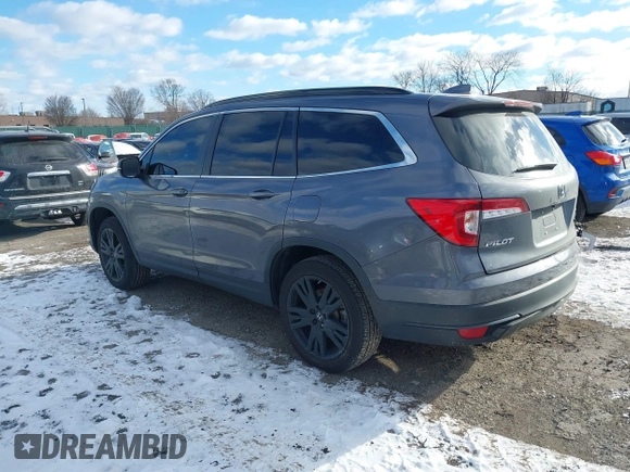 2022 Honda Pilot Special Edition with VIN 5FNYF6H20NB063506, listed as a IAAI auction lot 41239636 with 59,752 mi miles. Bid and sale history available at carsss.com. Image 3.