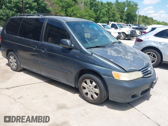 2004 Honda Odyssey EX-L with VIN 5FNRL18974B059223, listed as a IAAI auction lot 42249508 with 247,856 mi miles and . Bid and sale history available at DreamBid. Image 1.