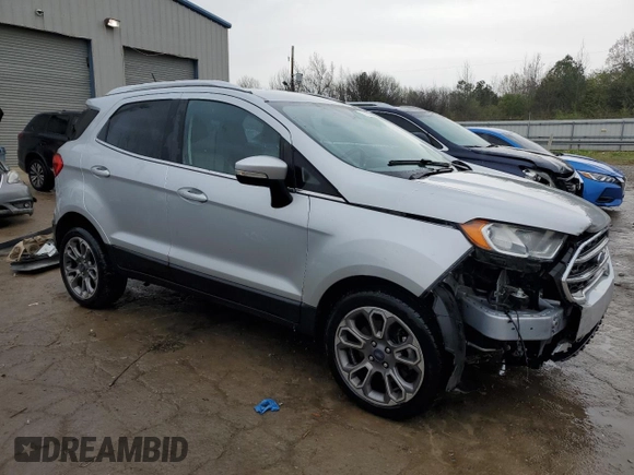 2019 Ford EcoSport Titanium with VIN MAJ3S2KE0KC274771, listed as a Copart auction lot 48103224 with 36,121 mi miles and Salvage Title. Bid and sale history available at DreamBid. Image 4.