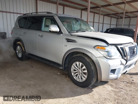 2018 Nissan Armada SL with VIN JN8AY2NC0J9552627, listed as a IAAI auction lot 41572479 with 189,375 mi miles and . Bid and sale history available at DreamBid. Image 1.