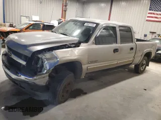 2002 Chevrolet Silverado 2500HD LS with VIN 1GCHK23U42F164049, listed as a Copart auction lot 89321135 with 0 mi miles and Non Repairable. Bid and sale history available at carsss.com. Image 1.