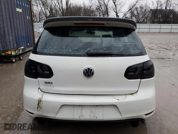 2010 Volkswagen GTI with VIN WVWHV7AJ5AW261918, listed as a Copart auction lot 43541525 with 150,785 mi miles and Non Repairable. Bid and sale history available at carsss.com. Image 6.