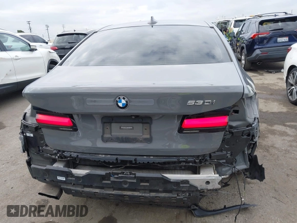 2021 BMW 5 Series 530i with VIN WBA53BH08MWX16268, listed as a IAAI auction lot 42065485 with 42,659 mi miles and . Bid and sale history available at DreamBid. Image 17.