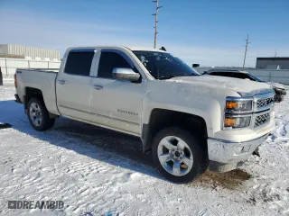 2015 Chevrolet Silverado 1500 LTZ with VIN 3GCUKSEC4FG395055, listed as a Copart auction lot 44450285 with 109,128 mi miles and Salvage Title. Bid and sale history available at carsss.com. Image 4.