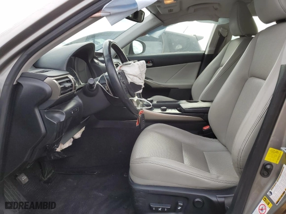 2014 Lexus IS 250 with VIN JTHBF1D24E5023704, listed as a Copart auction lot 43571805 with 111,411 mi miles and Salvage Title. Bid and sale history available at carsss.com. Image 7.