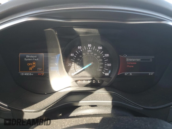 2020 Ford Fusion SE with VIN 3FA6P0H74LR129120, listed as a Copart auction lot 49111985 with 51,402 mi miles and Salvage title. Bid and sale history available at DreamBid. Image 9.