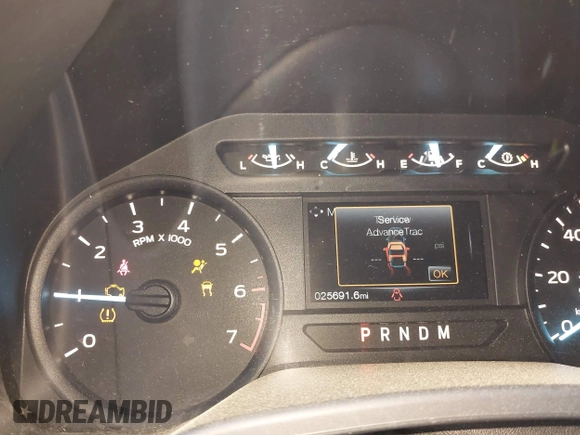 2018 Ford F-150 XL with VIN 1FTEW1E56JFC03505, listed as a IAAI auction lot 42076180 with 25,691 mi miles and . Bid and sale history available at carsss.com. Image 16.