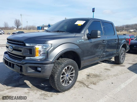 2018 Ford F-150 XL with VIN 1FTEW1EG2JFD95362, listed as a IAAI auction lot 41410703 with 146,616 mi miles. Bid and sale history available at carsss.com. Image 2.