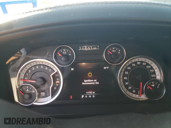2015 Ram 1500 Sport with VIN 1C6RR7MT7FS633450, listed as a Copart auction lot 41619025 with 111,757 mi miles and Salvage title. Bid and sale history available at DreamBid. Image 9.