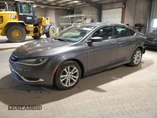 2016 Chrysler 200 Limited with VIN 1C3CCCABXGN143240, listed as a Copart auction lot 52658165 with 131,036 mi miles and Salvage Title. Bid and sale history available at carsss.com. Image 1.