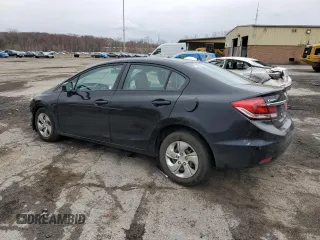 2014 Honda Civic Sedan LX with VIN 2HGFB2F57EH514919, listed as a Copart auction lot 52821645 with 179,571 mi miles and Salvage Title. Bid and sale history available at carsss.com. Image 2.
