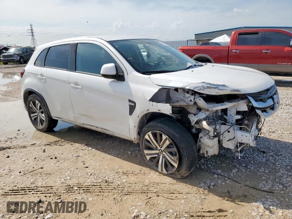 2020 Mitsubishi Outlander ES with VIN JA4AP3AU8LU006364, listed as a Copart auction lot 60741645 with 36,291 mi miles and Salvage title. Bid and sale history available at DreamBid. Image 4.