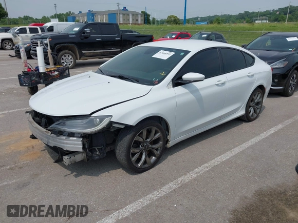 2015 Chrysler 200 S with VIN 1C3CCCBB1FN566088, listed as a IAAI auction lot 42406892 with 155,523 mi miles and . Bid and sale history available at DreamBid. Image 2.