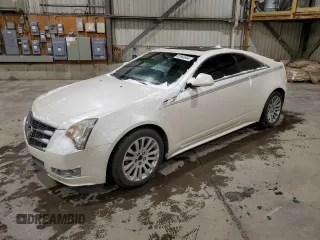 2011 Cadillac CTS Coupe Performance with VIN 1G6DL1ED3B0160471, listed as a Copart auction lot 82660944 with 0 mi miles and Salvage Title. Bid and sale history available at carsss.com. Image 1.