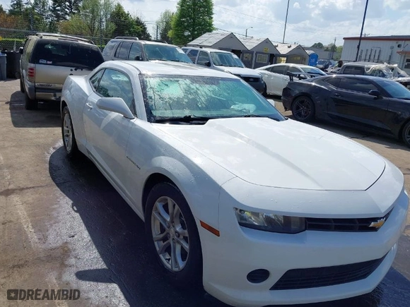 2014 Chevrolet Camaro LS with VIN 2G1FA1E30E9208157, listed as a IAAI auction lot 41965992 with 189,526 mi miles. Bid and sale history available at carsss.com. Image 1.