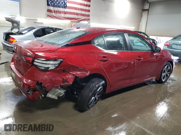 2021 Nissan Sentra SV with VIN 3N1AB8CV2MY279955, listed as a Copart auction lot 49726485 with 71,356 mi miles and Salvage Title. Bid and sale history available at carsss.com. Image 3.