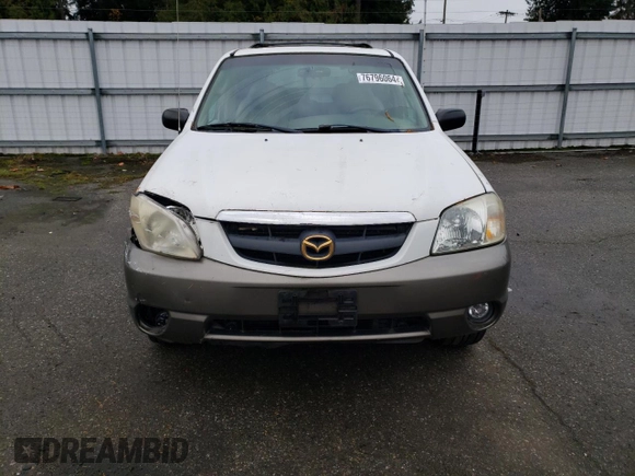 2001 Mazda Tribute LX with VIN 4F2CU08101KM11452, listed as a Copart auction lot 76796064 with 175,584 mi miles and Salvage Title. Bid and sale history available at DreamBid. Image 5.