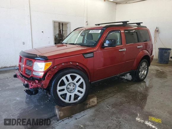 2011 Dodge Nitro Heat with VIN 1D4PT4GX1BW500753, listed as a Copart auction lot 53433335 with 148,160 mi miles and Salvage Title. Bid and sale history available at DreamBid. Image 1.
