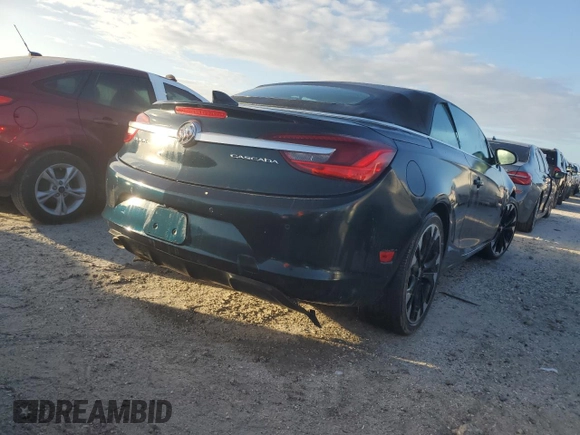 2018 Buick Cascada Sport Touring with VIN W04WJ3N56JG053821, listed as a Copart auction lot 73950164 with Not Provided miles and Non Repairable. Bid and sale history available at DreamBid. Image 3.