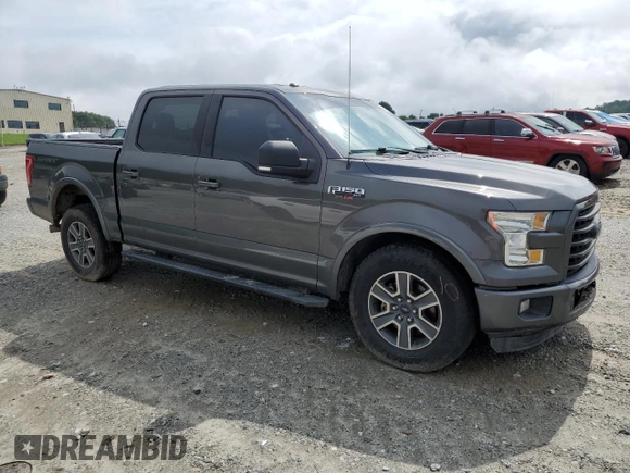 2016 Ford F-150 XL with VIN 1FTEW1CF0GKD26664, listed as a Copart auction lot 60798385 with 117,059 mi miles and Salvage title. Bid and sale history available at DreamBid. Image 4.