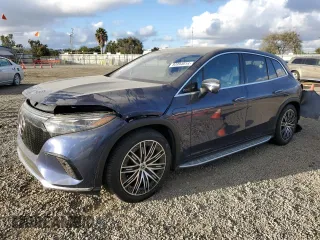2023 Mercedes-Benz EQS with VIN 4JGDM2EB4PA029674, listed as a Copart auction lot 80994014 with 8,639 mi miles and Salvage Title. Bid and sale history available at carsss.com. Image 1.