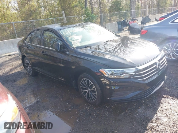 2021 Volkswagen Jetta S with VIN 3VWC57BUXMM090006, listed as a IAAI auction lot 41961935 with 43,300 mi miles and . Bid and sale history available at DreamBid. Image 1.