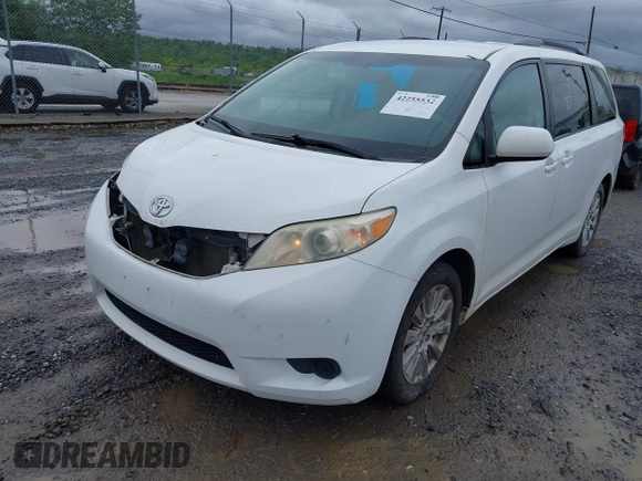 2013 Toyota Sienna LE with VIN 5TDJK3DC9DS055134, listed as a IAAI auction lot 42255532 with 156,381 mi miles and . Bid and sale history available at DreamBid. Image 17.