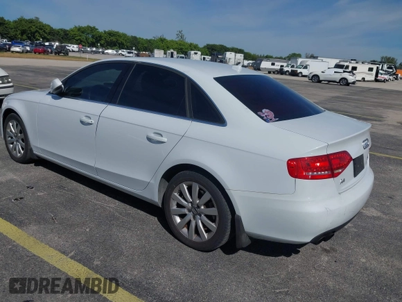 2012 Audi A4 2.0T Premium with VIN WAUAFAFL1CN020174, listed as a IAAI auction lot 41739896 with 144,144 mi miles. Bid and sale history available at carsss.com. Image 3.