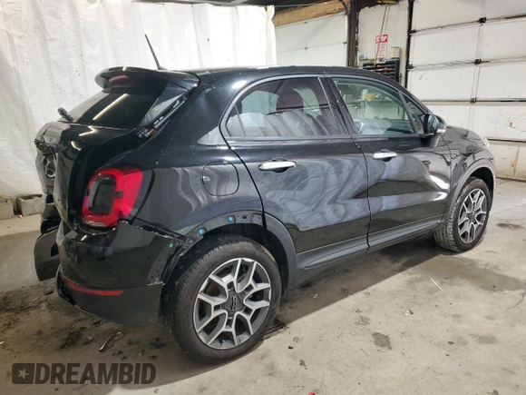 2022 FIAT 500X Trekking with VIN ZFBNF3B14NP971063, listed as a Copart auction lot 73532934 with 22,415 mi miles and Salvage title. Bid and sale history available at DreamBid. Image 3.