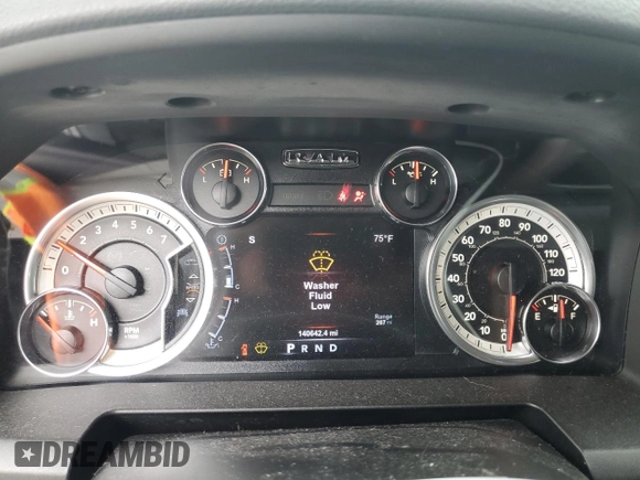2017 Ram 1500 Big Horn with VIN 3C6RR7LT9HG522992, listed as a Copart auction lot 58326585 with 140,642 mi miles and Non repairable. Bid and sale history available at DreamBid. Image 9.