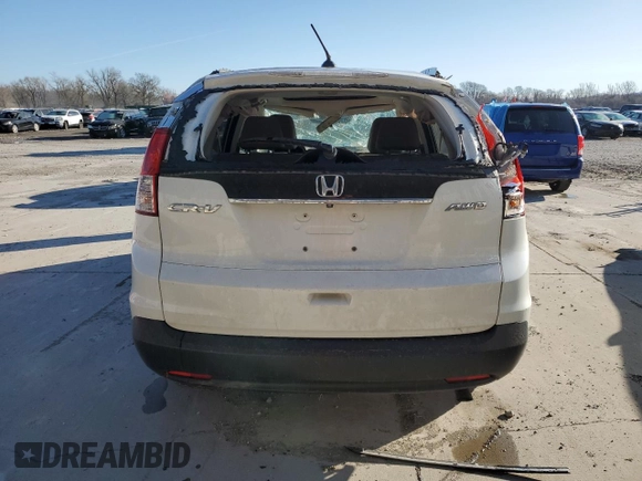 2014 Honda CR-V EX-L with VIN 5J6RM4H76EL102083, listed as a Copart auction lot 48851435 with 0 mi miles and Salvage Title. Bid and sale history available at carsss.com. Image 6.