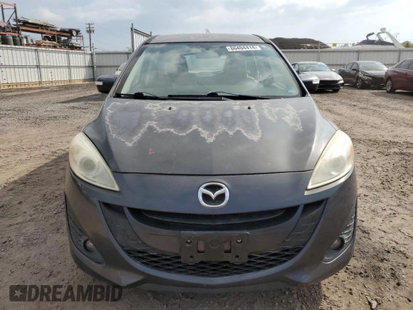 2015 Mazda 5 Touring with VIN JM1CW2CL5F0185622, listed as a Copart auction lot 86404414 with 59,586 mi miles and Salvage Title. Bid and sale history available at carsss.com. Image 5.