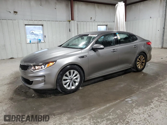 2017 Kia Optima EX with VIN 5XXGU4L39HG177348, listed as a Copart auction lot 50058575 with 28,632 mi miles and Salvage title. Bid and sale history available at DreamBid. Image 1.