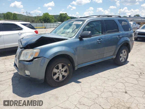 2010 Mercury Mariner with VIN 4M2CN9B70AKJ08597, listed as a Copart auction lot 63486595 with 113,207 mi miles and Salvage title. Bid and sale history available at DreamBid. Image 1.
