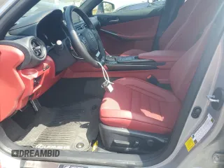2024 Lexus IS 350 F Sport with VIN JTHGZ1B23R5081759, listed as a Copart auction lot 58436035 with 8,348 mi miles and Salvage title. Bid and sale history available at DreamBid. Image 7.