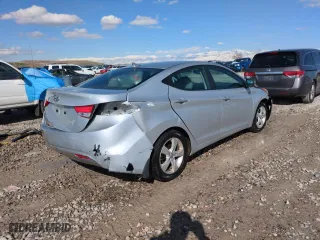 2013 Hyundai Elantra GLS PZEV with VIN KMHDH4AE0DU678155, listed as a Copart auction lot 49678705 with 108,440 mi miles and Salvage Title. Bid and sale history available at carsss.com. Image 3.