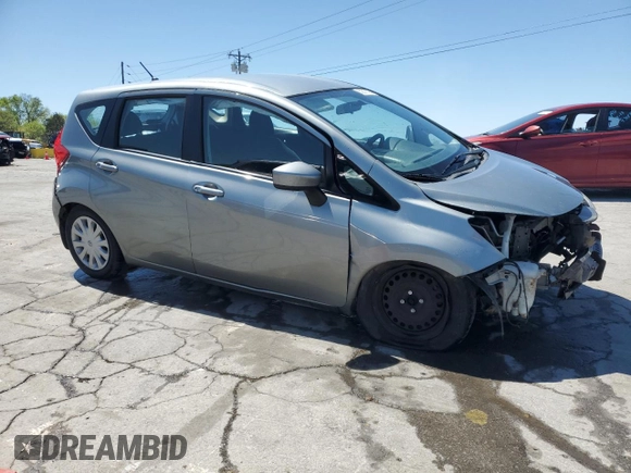 2015 Nissan Note S Plus with VIN 3N1CE2CP4FL358672, listed as a Copart auction lot 52916195 with Not Provided miles and Salvage Title. Bid and sale history available at DreamBid. Image 4.