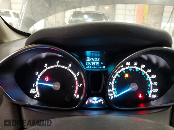 2019 Ford Fiesta SE with VIN 3FADP4EJ1KM138237, listed as a Copart auction lot 50094715 with 57,975 mi miles and Salvage Title. Bid and sale history available at DreamBid. Image 9.