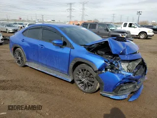 2023 Subaru WRX Premium with VIN JF1VBAF60P9814999, listed as a Copart auction lot 46886105 with 22,414 mi miles and Salvage title. Bid and sale history available at DreamBid. Image 4.