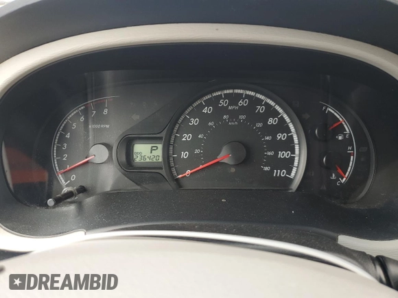 2013 Toyota Sienna LE with VIN 5TDJK3DC7DS067735, listed as a Copart auction lot 53234585 with 236,420 mi miles and Clean Title. Bid and sale history available at carsss.com. Image 9.