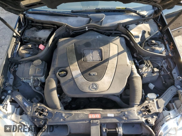 2009 Mercedes-Benz CLK 350 with VIN WDBTK56F19T103518, listed as a Copart auction lot 44406055 with 145,634 mi miles and Salvage title. Bid and sale history available at DreamBid. Image 11.