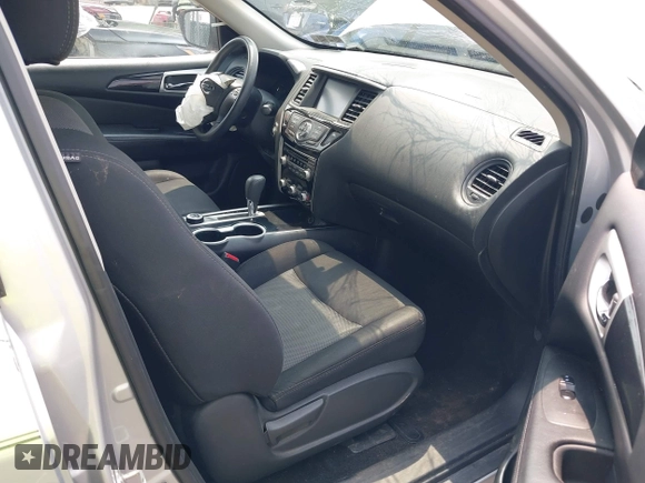 2019 Nissan Pathfinder S with VIN 5N1DR2MM8KC622567, listed as a IAAI auction lot 42404897 with 87,955 mi miles and . Bid and sale history available at DreamBid. Image 5.