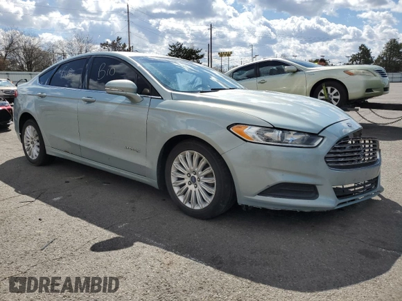 2013 Ford Fusion SE Hybrid with VIN 3FA6P0LU9DR191305, listed as a Copart auction lot 50213775 with 132,939 mi miles and Salvage Title. Bid and sale history available at DreamBid. Image 4.
