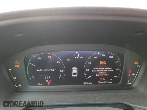 2023 Honda Accord Sport with VIN 1HGCY2F59PA046873, listed as a Copart auction lot 55757255 with 22,315 mi miles and Salvage title. Bid and sale history available at DreamBid. Image 9.