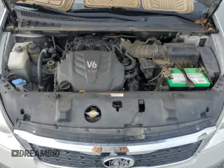 2012 Kia Sedona LX with VIN KNDMG4C77C6456849, listed as a Copart auction lot 69638314 with 206,434 mi miles and Salvage Title. Bid and sale history available at carsss.com. Image 14.