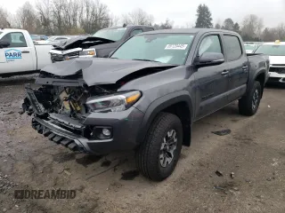 2023 Toyota Tacoma SR z VIN 3TYCZ5AN5PT174944, wystawiony jako Copart lot #89120445 z przebiegiem Nie podano mil oraz Szkoda całkowita • Salvage title. Historia ofert i sprzedaży dostępna na DreamBid. Obrazek 1.