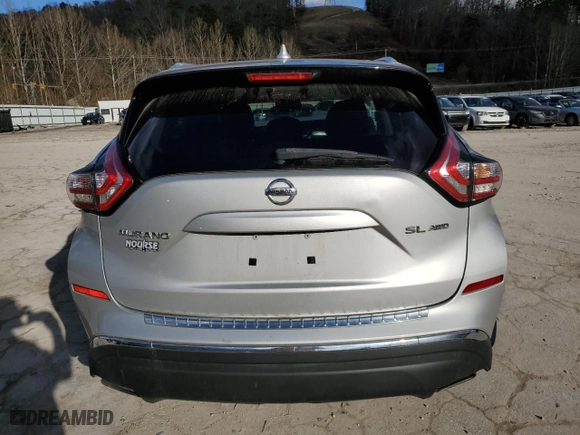 2017 Nissan Murano SL with VIN 5N1AZ2MHXHN141268, listed as a Copart auction lot 86884204 with 152,197 mi miles and Salvage Title. Bid and sale history available at carsss.com. Image 6.
