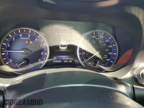 2015 Infiniti Q50 z VIN JN1BV7AR4FM405041, wystawiony jako Copart lot #57530615 z przebiegiem 95 664 mil mil oraz Szkoda całkowita • Salvage title. Historia ofert i sprzedaży dostępna na DreamBid. Obrazek 9.